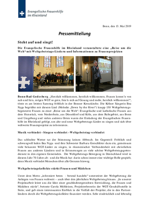 Steht auf und singt!