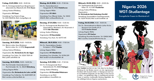 Flyer WGT-Studientage