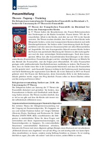 Thesen - Tagung – Training