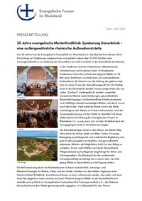 30 Jahre evangelische MutterKindKlinik Spiekeroog Dünenklinik - eine außergewöhnliche rheinische Außendienststelle